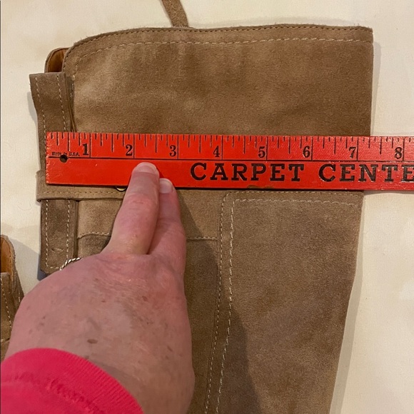 Franco Sarto Over the Knee Tan Suede Boots - Picture 13 of 15